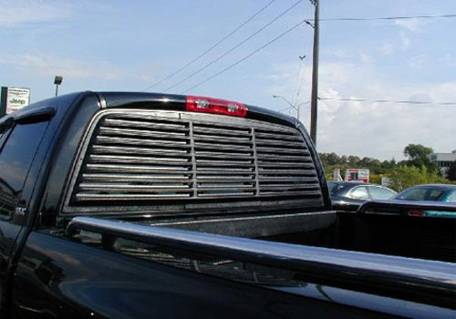 Willpak Rear Window Louvers 02-08 Dodge Ram without Slider - Click Image to Close